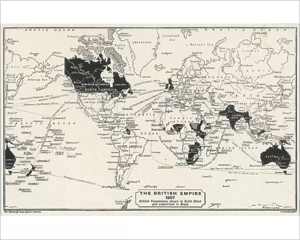 WORLD MAP  /  1897