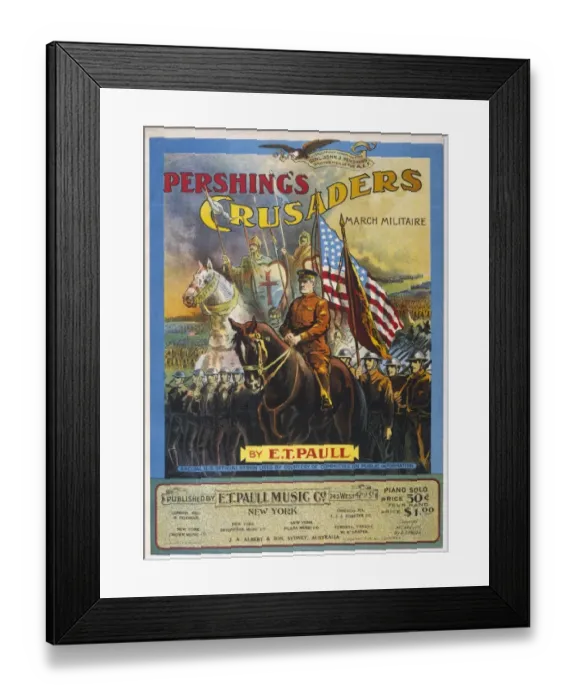 Framed Print : Wwi  /  Pershings Crusaders