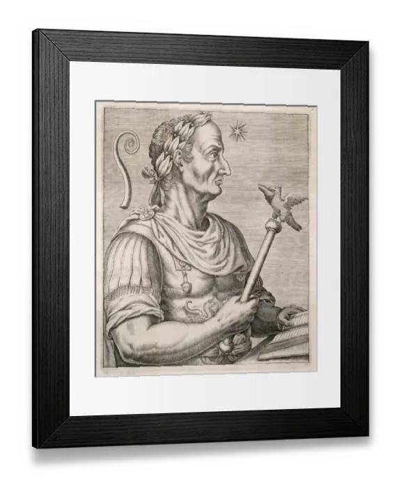 Framed Print : Julius Caesar (Thevet) Framed Print : Julius Caesar (Thevet)