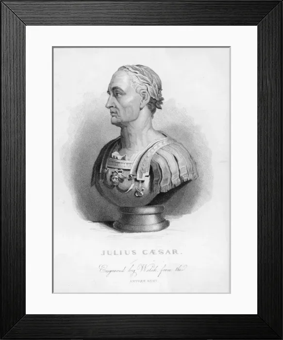 Framed Print : Julius Caesar (Welch) Framed Print : Julius Caesar (Welch)