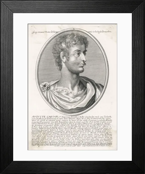 Framed Print : Augustus / Emperor(Anon) Framed Print : Augustus / Emperor(Anon)