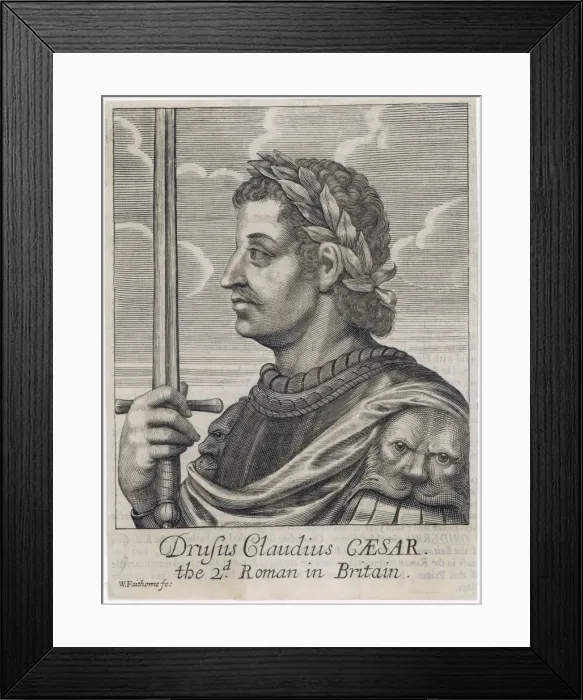 Framed Print : Claudius I (Faithorne) Framed Print : Claudius I (Faithorne)