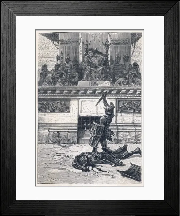 Framed Print : Nero at the Games