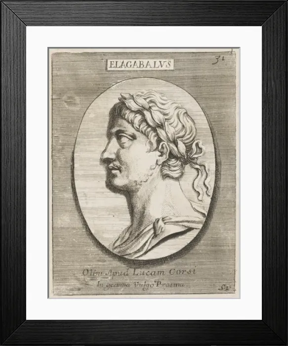 Framed Print : Antoninus II Elagabalus Framed Print : Antoninus II Elagabalus