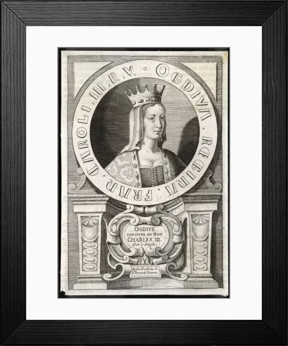 Framed Print : Ogdive, Q of Charles III Framed Print : Ogdive, Q of Charles III