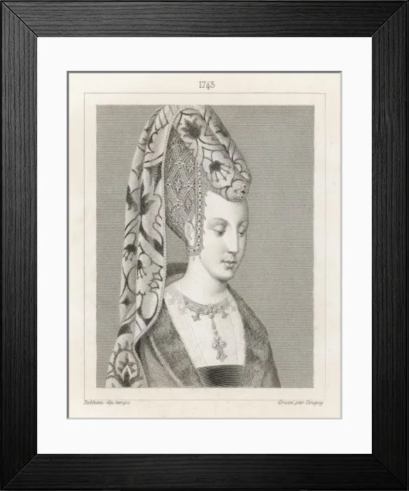 Framed Print : Isabeau De Baviere Framed Print : Isabeau De Baviere