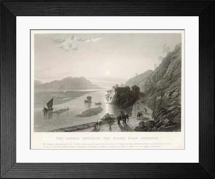 Framed Print : Ganges Near Hardwar Framed Print : Ganges Near Hardwar