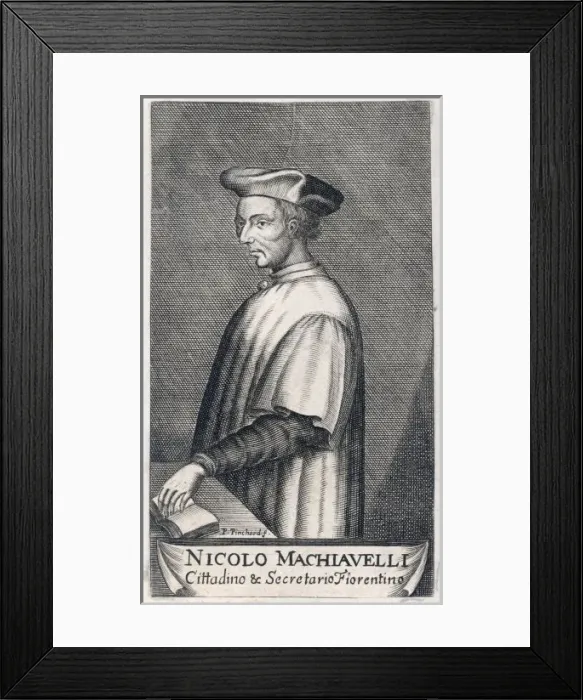 Framed Print : Machiavelli / Pinchard Framed Print : Machiavelli / Pinchard
