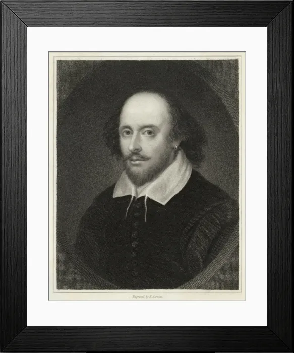 Framed Print : Shakespeare / Chan / Scriven Framed Print : Shakespeare / Chan / Scriven