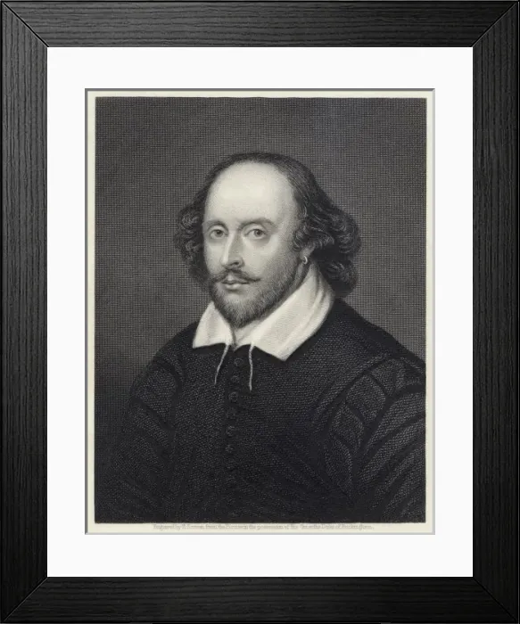 Framed Print : Shakespeare / Chan / Scriven Framed Print : Shakespeare / Chan / Scriven
