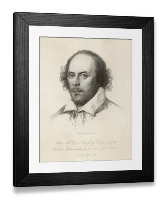 Framed Print : Shakespeare / Chan / Scriven Framed Print : Shakespeare / Chan / Scriven