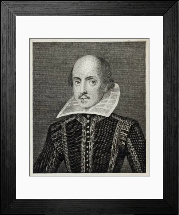 Framed Print : Shakespeare / Droes / Rivers Framed Print : Shakespeare / Droes / Rivers