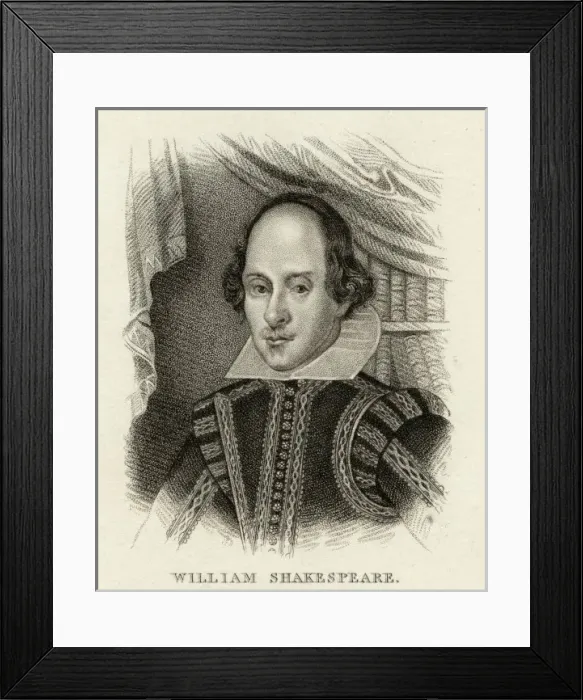 Framed Print : Shakespeare / Droes / Anon Framed Print : Shakespeare / Droes / Anon