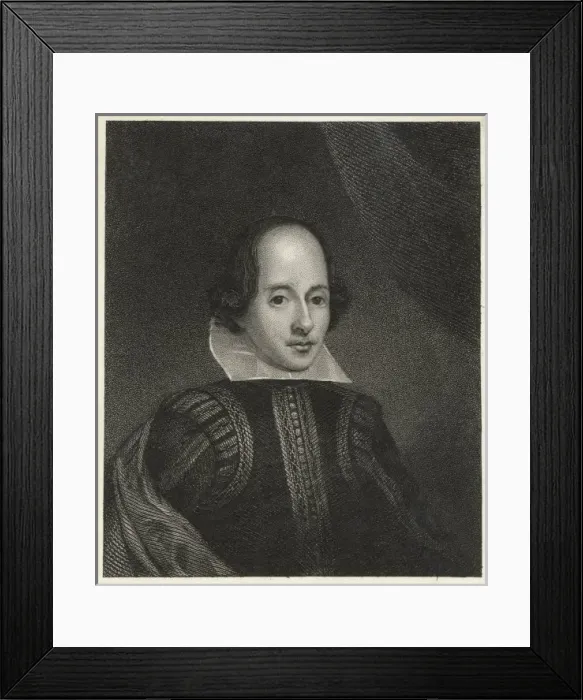 Framed Print : Shakespeare / Penstone Framed Print : Shakespeare / Penstone