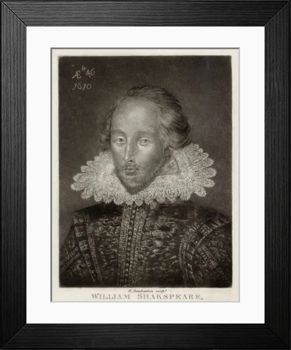 Framed Print : Shakespeare / Janssen / Dunk Framed Print : Shakespeare / Janssen / Dunk
