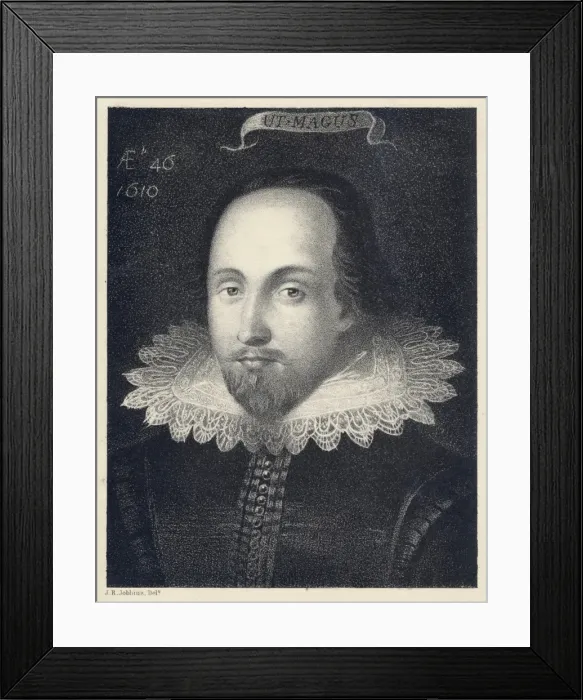 Framed Print : Shakespeare / Janssen / Jobb Framed Print : Shakespeare / Janssen / Jobb