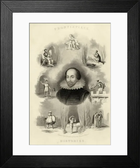 Framed Print : Shakespeare / Histories Framed Print : Shakespeare / Histories