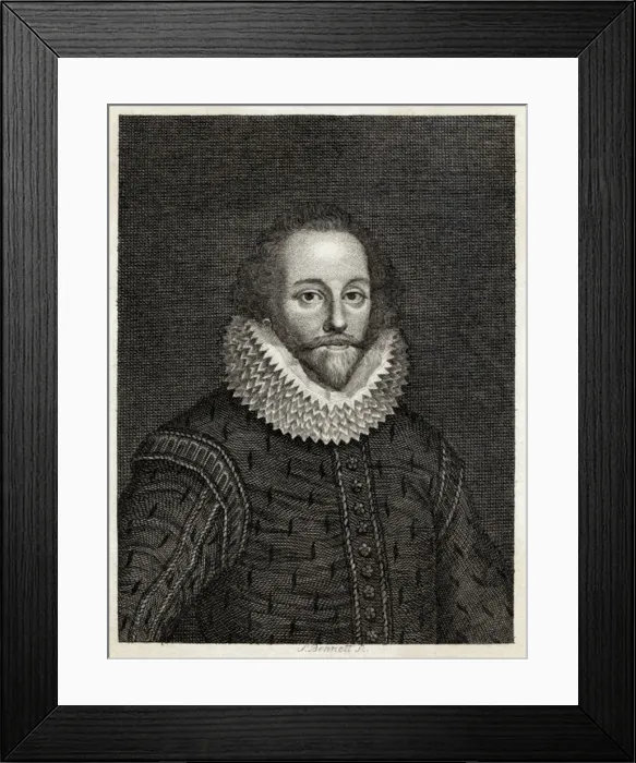 Framed Print : Shakespeare / Anon Framed Print : Shakespeare / Anon