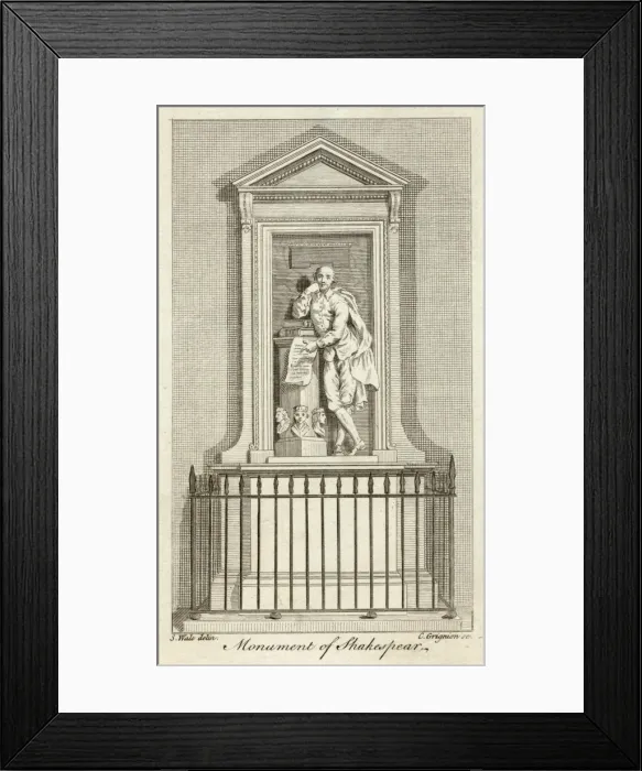 Framed Print : Shakespeare / Grignion / Bst Framed Print : Shakespeare / Grignion / Bst