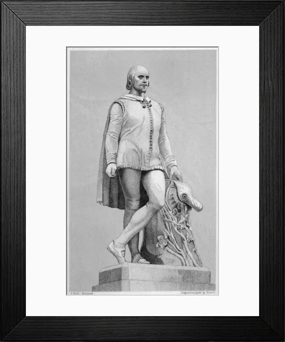 Framed Print : Shakespeare / Bell / Sculpt Framed Print : Shakespeare / Bell / Sculpt