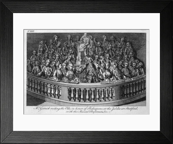 Framed Print : Shakespeare / Jubilee / 1769 Framed Print : Shakespeare / Jubilee / 1769