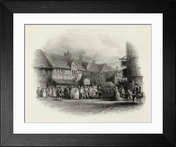 Framed Print : Shakespeare / Jubilee / 1769 Framed Print : Shakespeare / Jubilee / 1769