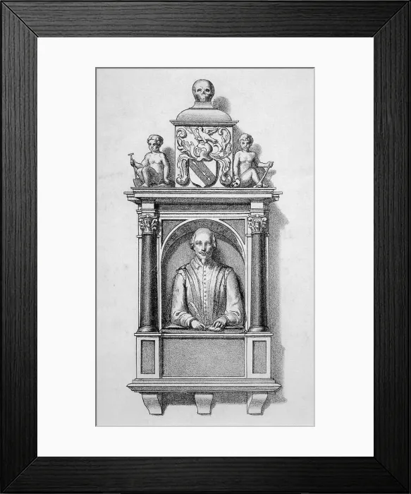 Framed Print : Shakespeare / Monument Framed Print : Shakespeare / Monument