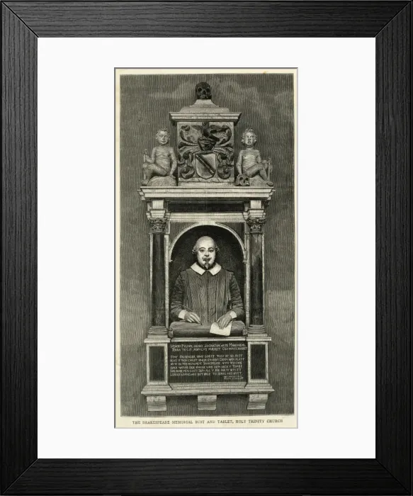 Framed Print : Shakespeare / Memorial Framed Print : Shakespeare / Memorial