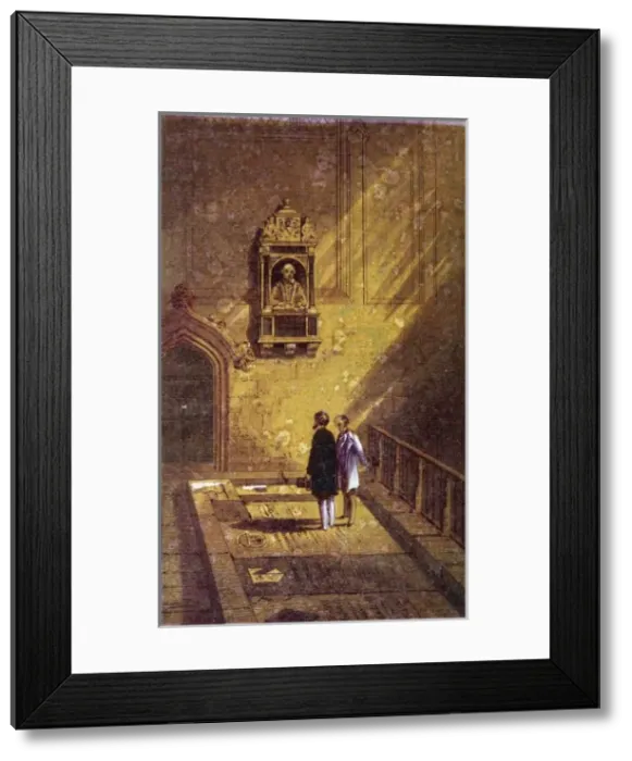 Framed Print : Shakespeare / Tomb / Col Framed Print : Shakespeare / Tomb / Col