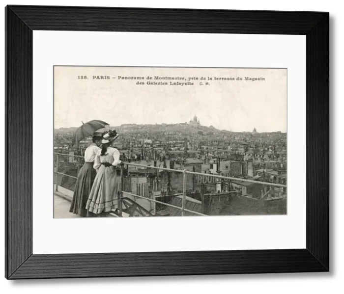 Framed Print : Paris / Montmartre C1905 Framed Print : Paris / Montmartre C1905