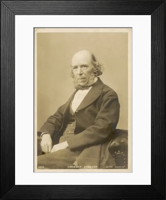 Framed Print : Herbert Spencer / 1890 Pho Framed Print : Herbert Spencer / 1890 Pho
