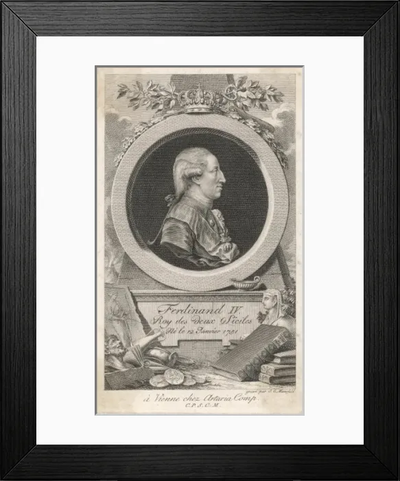 Framed Print : Ferdinand IV of Naples Framed Print : Ferdinand IV of Naples