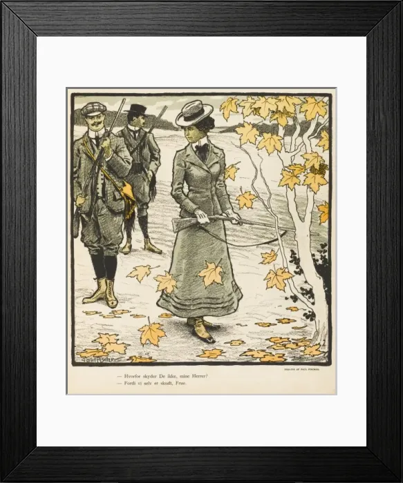 Framed Print : Shooting Party Framed Print : Shooting Party