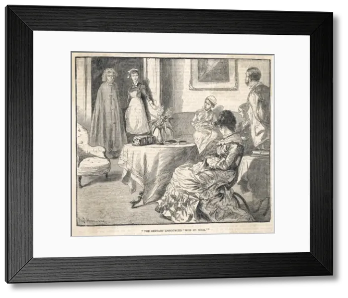 Framed Print : Servant Shows in Visitor Framed Print : Servant Shows in Visitor