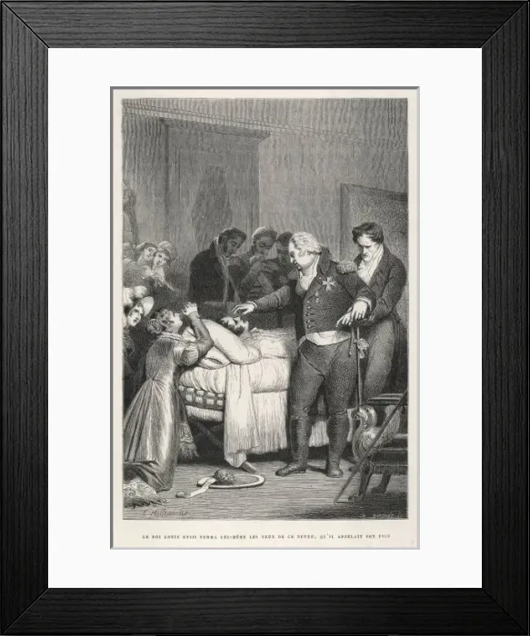 Framed Print : Duc De Berry Murdered Framed Print : Duc De Berry Murdered