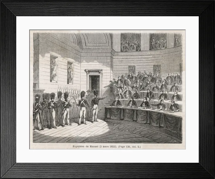 Framed Print : Manuel Expelled 2