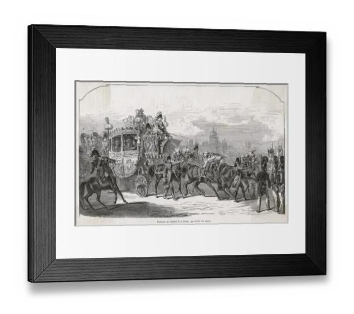 Framed Print : Charles X Crowned 3 Framed Print : Charles X Crowned 3