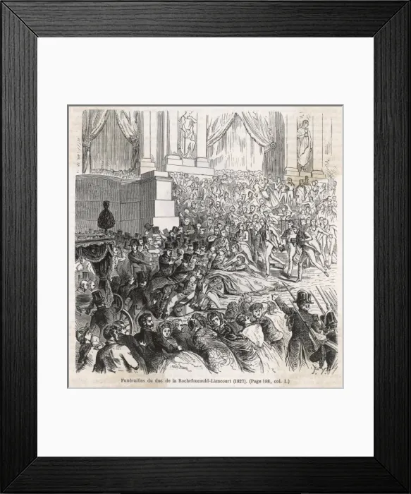 Framed Print : Rochefoucauld-Liancourt Framed Print : Rochefoucauld-Liancourt