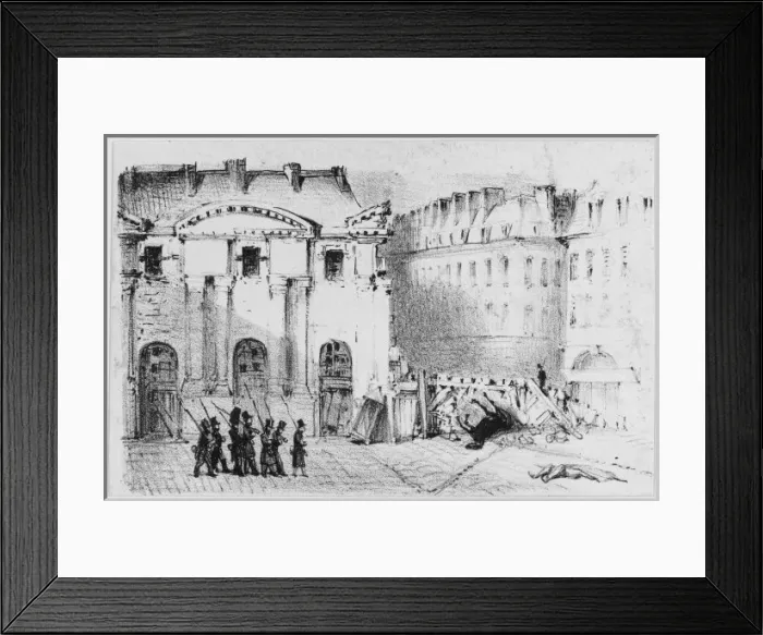 Framed Print : Makeshift Barricade Framed Print : Makeshift Barricade