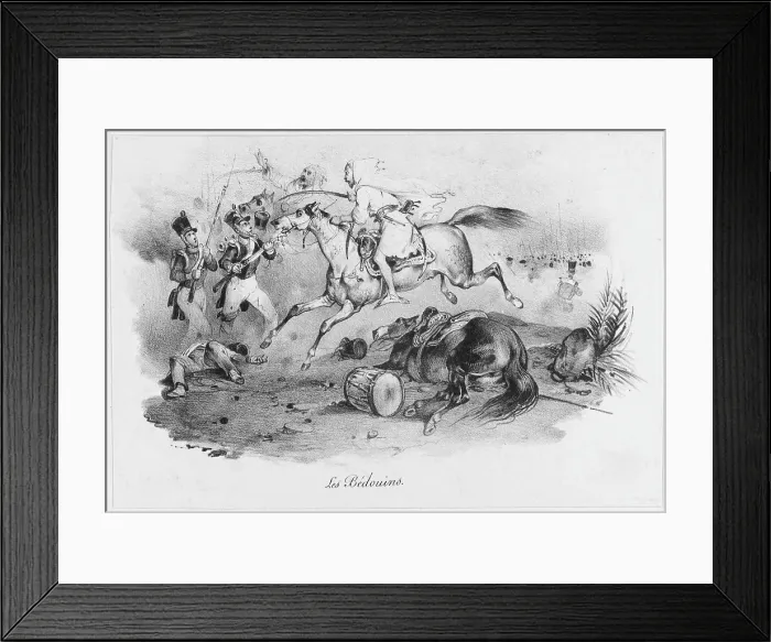 Framed Print : Algerians in Action Framed Print : Algerians in Action