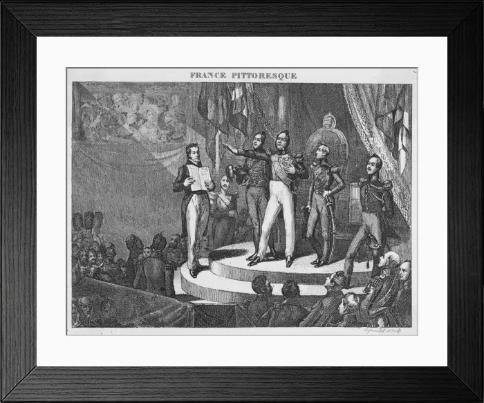 Framed Print : Louis-Philippe Swears Framed Print : Louis-Philippe Swears