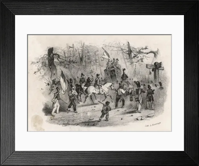 Framed Print : Parisians to Rambouillet Framed Print : Parisians to Rambouillet