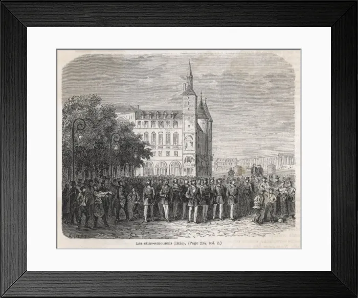 Framed Print : Saint-Simoniens Framed Print : Saint-Simoniens