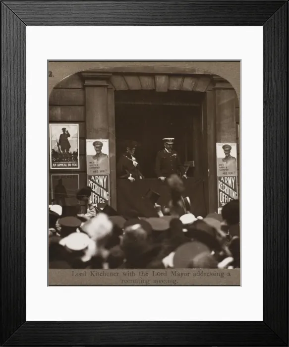 Framed Print : Kitchener Recruiting Framed Print : Kitchener Recruiting
