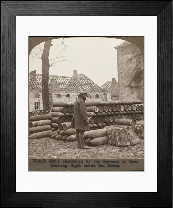 Framed Print : Shells Abandoned / Cambrai Framed Print : Shells Abandoned / Cambrai