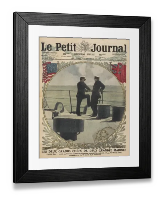 Framed Print : Admirals Mayo & Beatty Framed Print : Admirals Mayo & Beatty