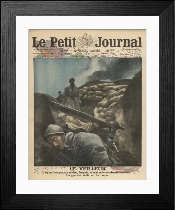 Framed Print : Men Resting in Trenches Framed Print : Men Resting in Trenches