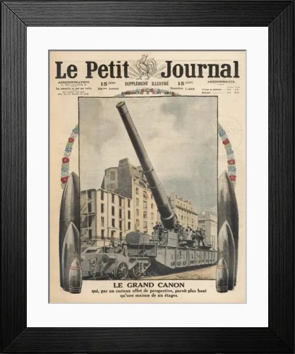 Framed Print : French Artillery Wwi Framed Print : French Artillery Wwi