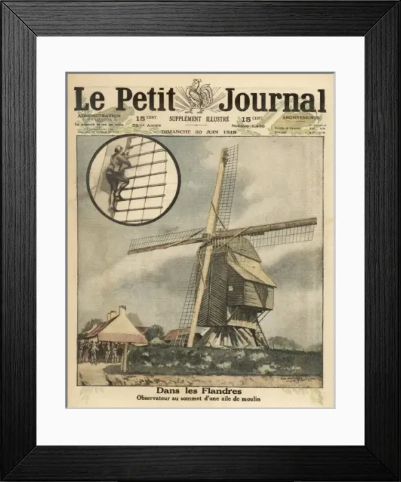 Framed Print : Windmill Observation Wwi Framed Print : Windmill Observation Wwi