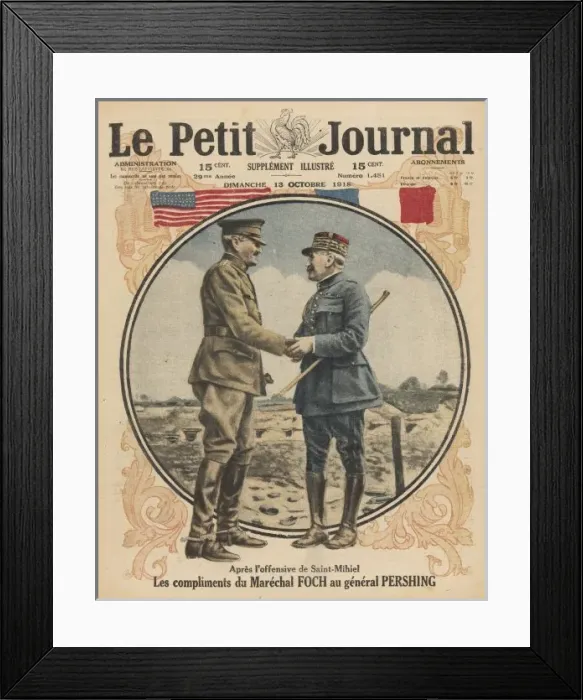 Framed Print : Pershing & Foch Framed Print : Pershing & Foch